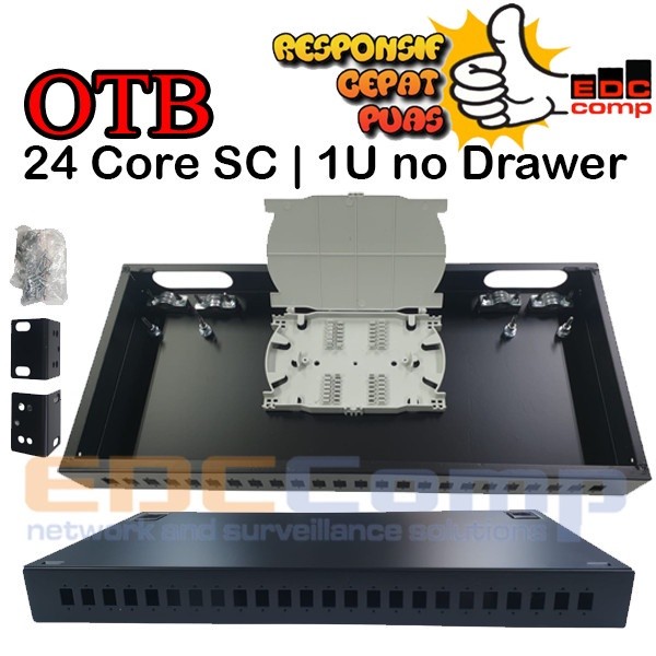 in stock Fiber Optic OTB 24 Core SC | 1u no Drawer ODF OTB 24 Core ...
