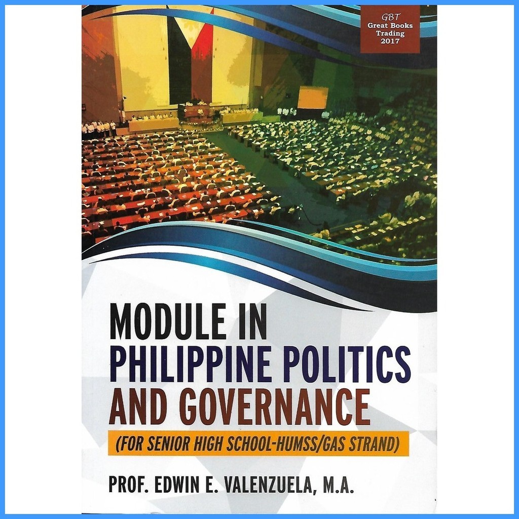 Module In Philippine Politics And Governance (for Senior High School 