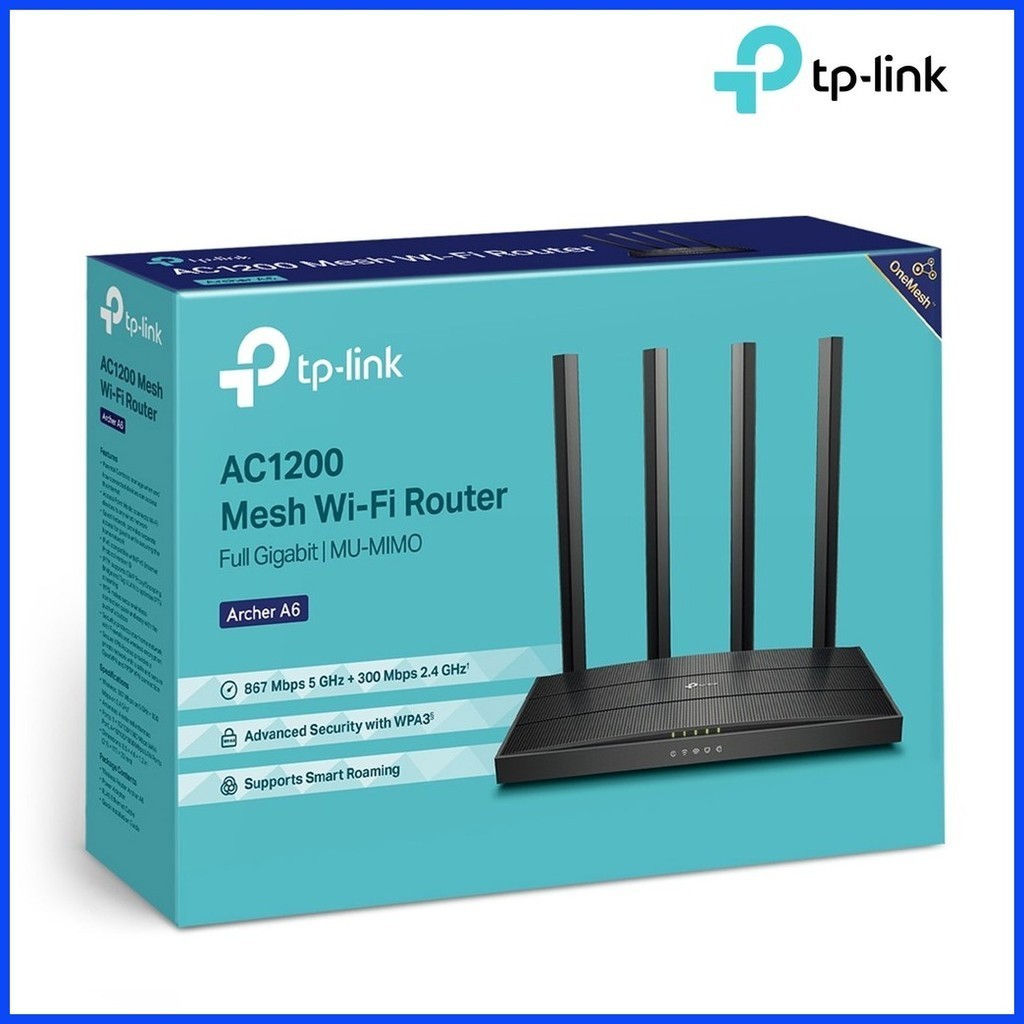 TP-Link Archer A6 Ac1200 Supports 802.11Ac Standard Wireless Mu-Mimo ...