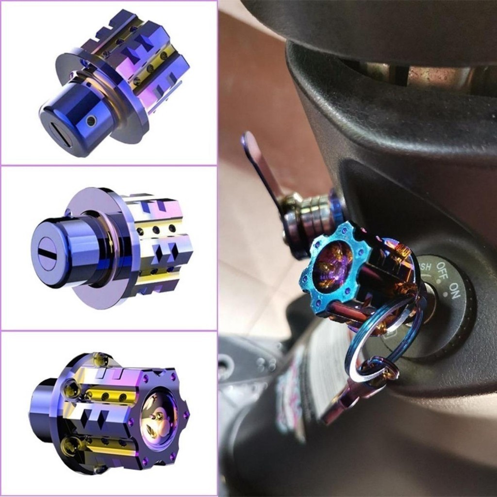 Universal CNC Key Bit Hexagon Motorcycle Key Head Cover Lock Motor Key ...