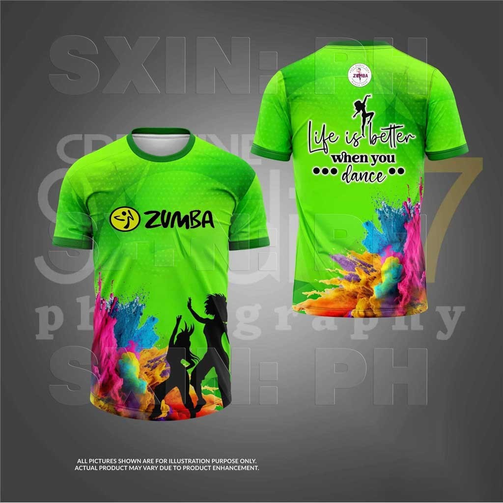 Zumba shirt design sales