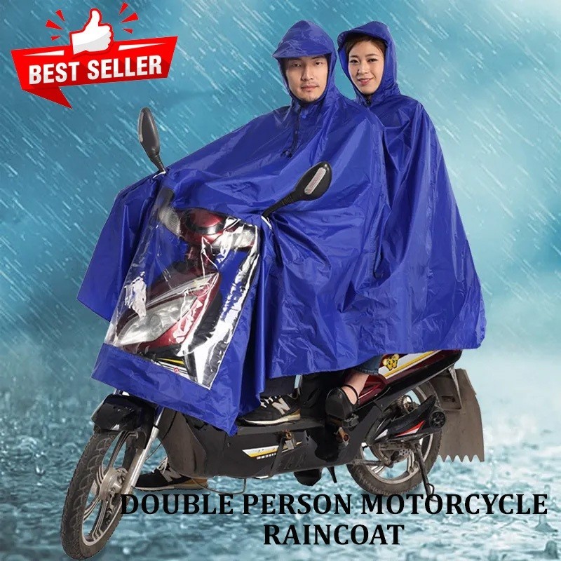 One Home Waterproof Double Headed Convenient Motorcycle Raincoat Best for Couples Free Size Shopee Philippines