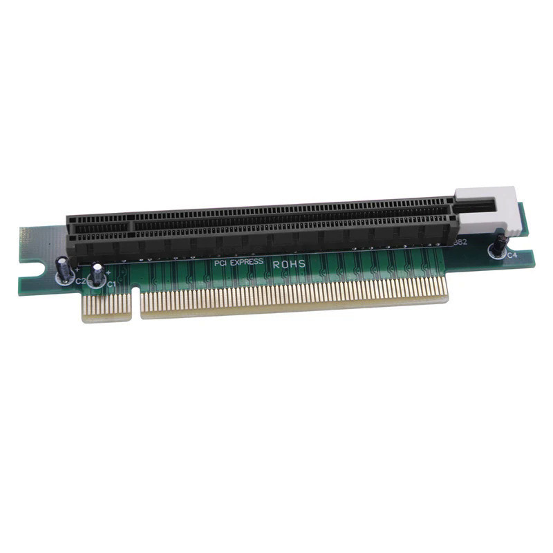 90/180 Degree PCI Express 16X Male to Female PCIE Riser Card PCI-E X16 ...