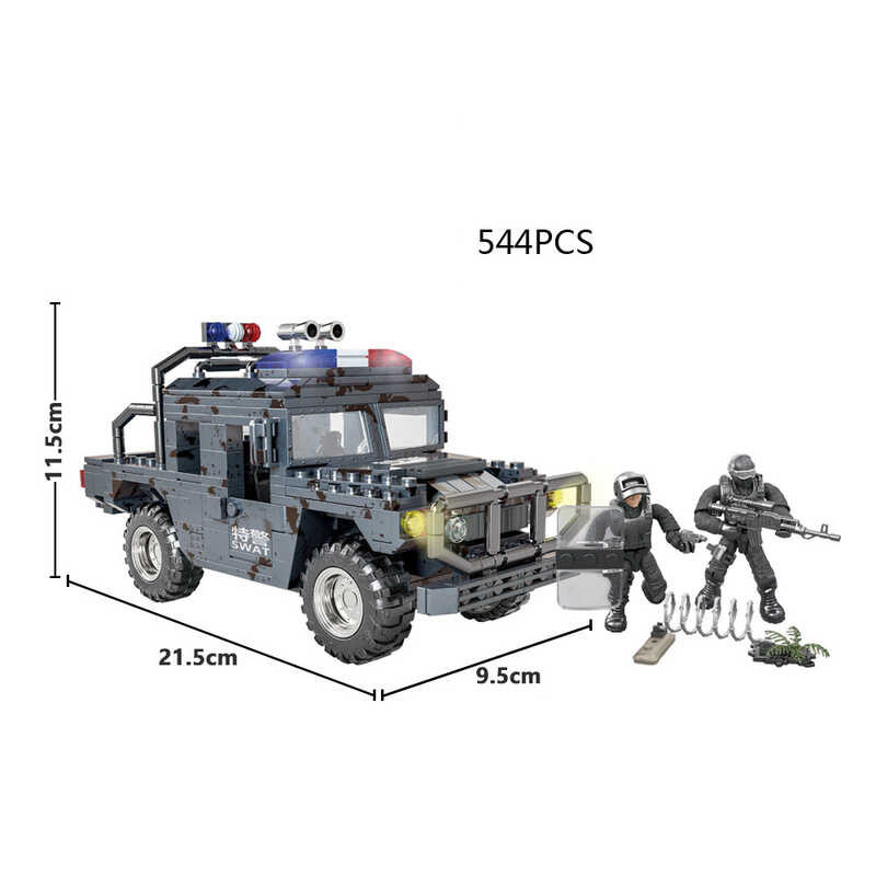 Orv Modern Swat Mega Building Block Super Police Figure Dongfeng Brave ...