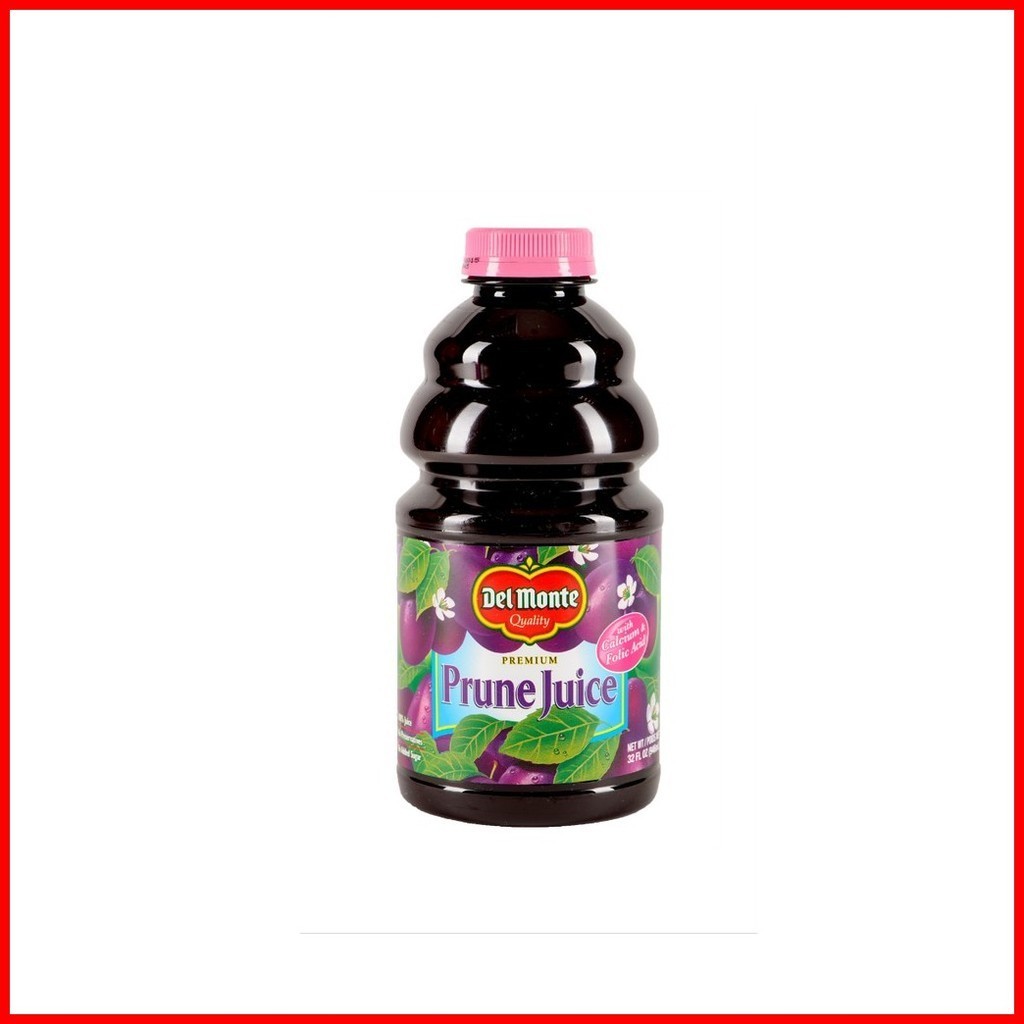 Del Monte Premium Prune Juice with Calcium & Folic Acid From USA (946ml ...