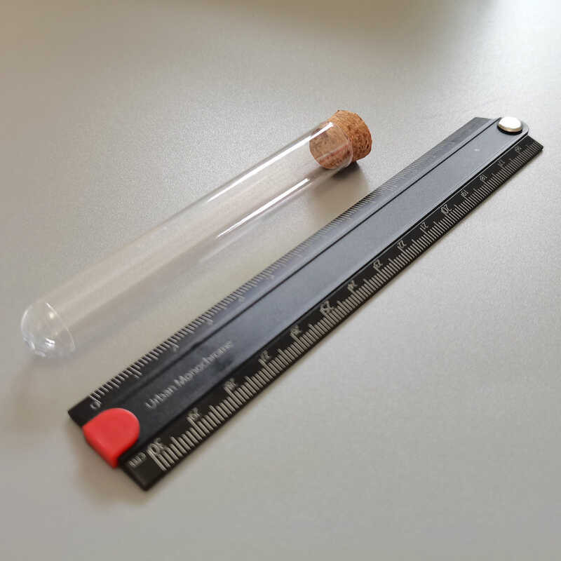 卍 12Ml 50Pcs 15*100Mm Round Bottom Plastic Test Tube Na May Cork ...