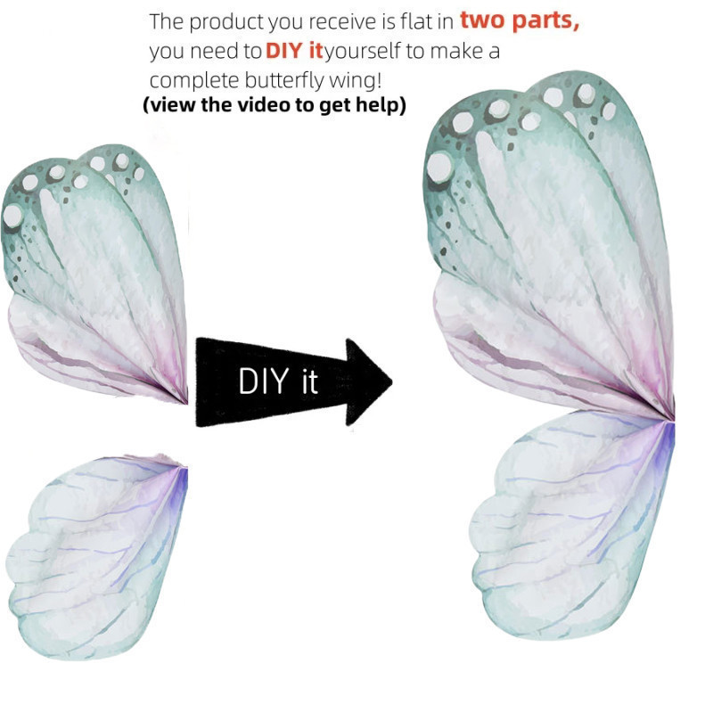 Butterfly Flower Wrapping Paper Waterproof Bouquet Packing Paper for ...