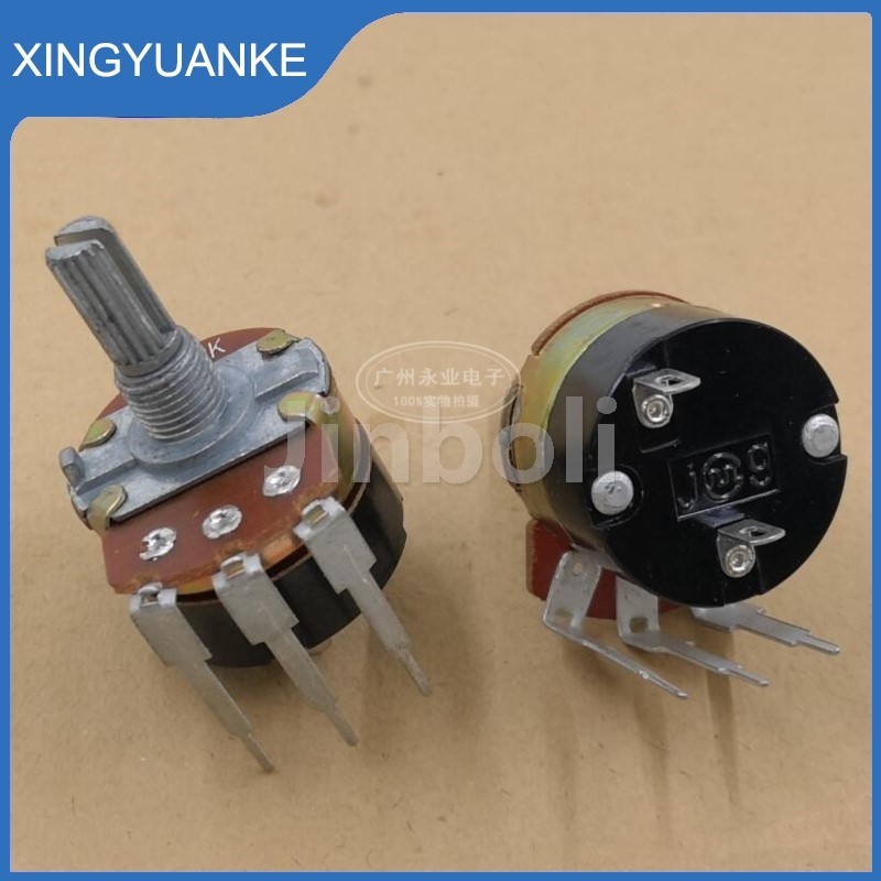 2PCS WH138 Type Single Bent Foot 3Pins With Switch B50K B500K Speed ...