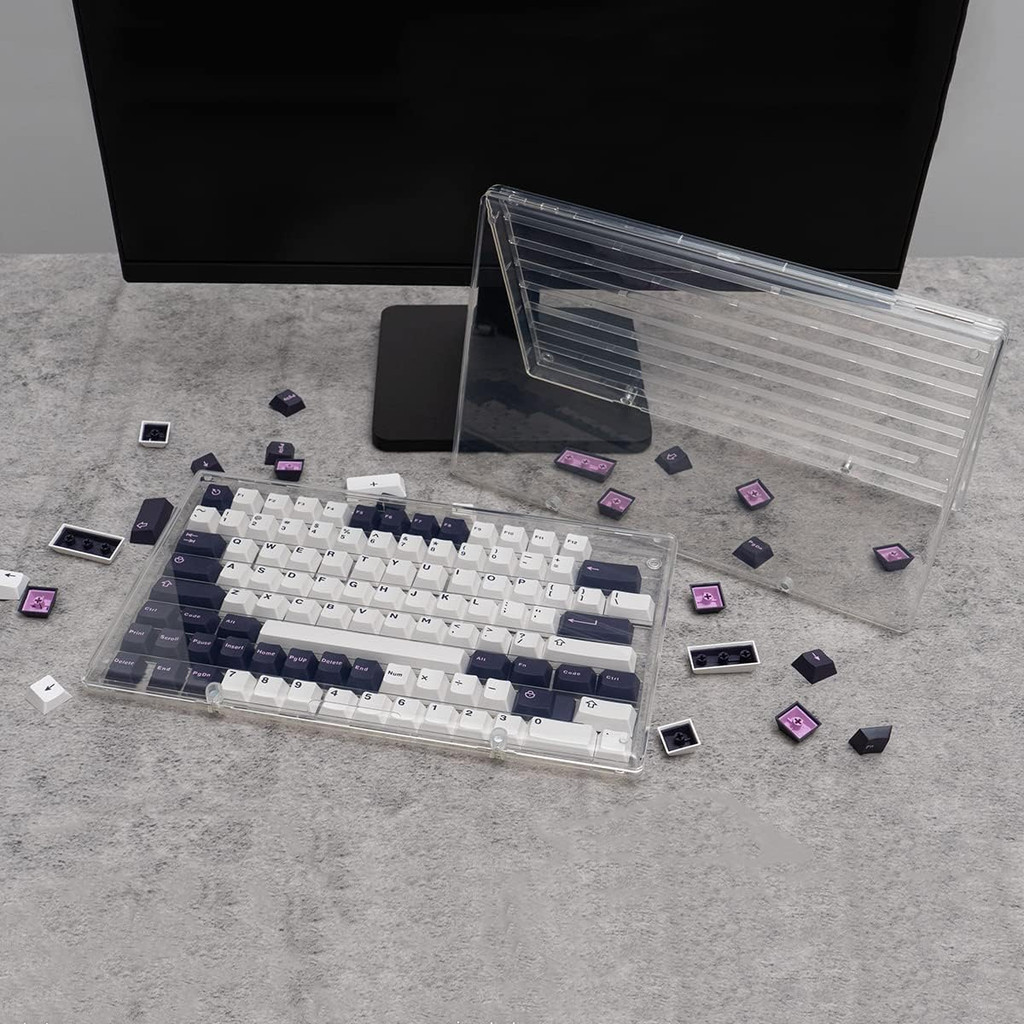 104Keys Transparent keycaps box for SA/cherry/OEM Profile Plastic ...