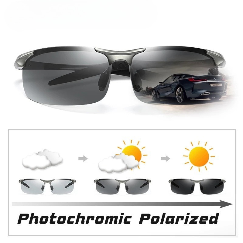 Anti-glare Driving Night Vision Glasses, Polarized Sunglasses for Men,  Photochromic Driving Glasses