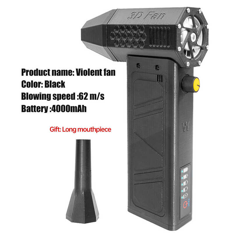 ☯ 140000Rpm Mini Jet Brushless Motor Handheld Duct Fan High-Performance ...