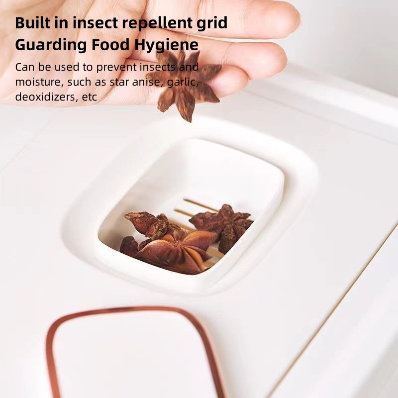 Yo-Fun Japanese Rice Dispenser Rice Bucket Storage Rice Box Household ...