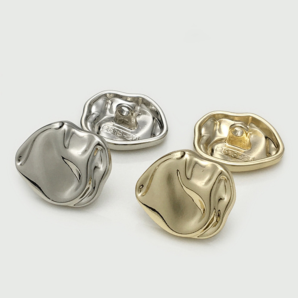 Unique Irregular-Shaped Metal Buttons with Antique Finish | Multi-Size ...