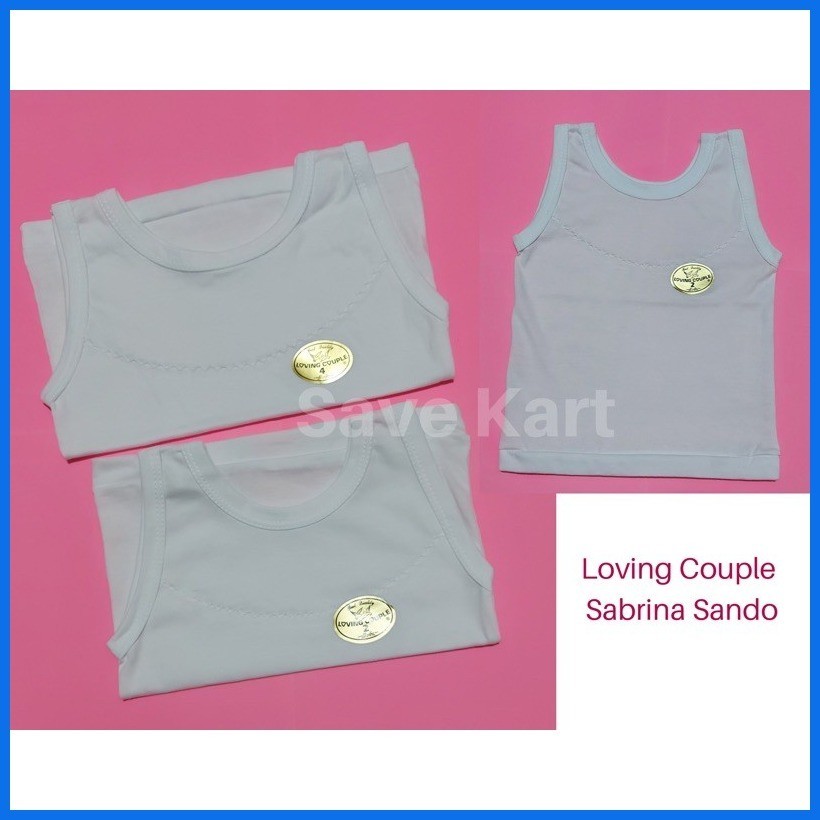 ☃ 6pcs Loving Couple Sabrina White Sando for Girl | Shopee Philippines