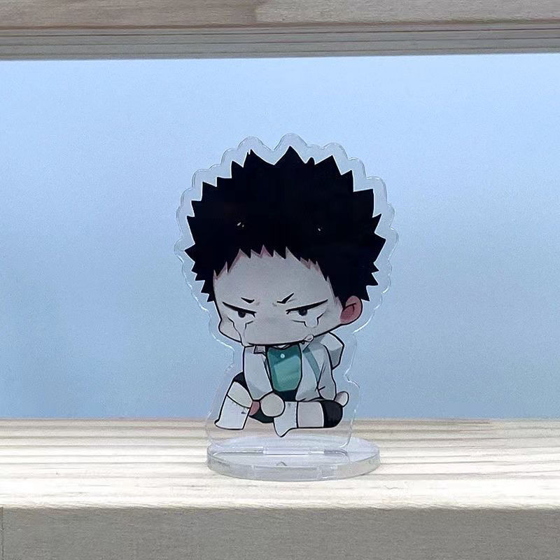 Haikyuu Figure Lot De 2 Figurines Haikyuu – Kozume Kenma Et Kuroo Tetsurou – Version Q Assise – 10 Cm – Décoration Gâteau