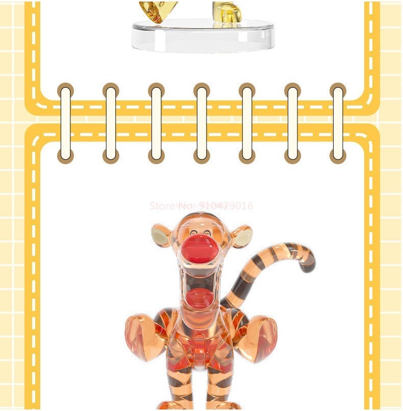 Disney Cartoon Original Winnie The Pooh Piglet Eeyore Tigger Model ...