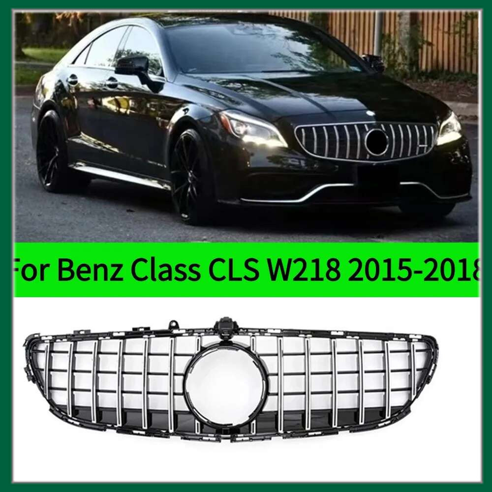 V6 Auto Parts Chrome Grille – 2008-2010 Mercedes CLS-Class C219 – Facelift AMG Style