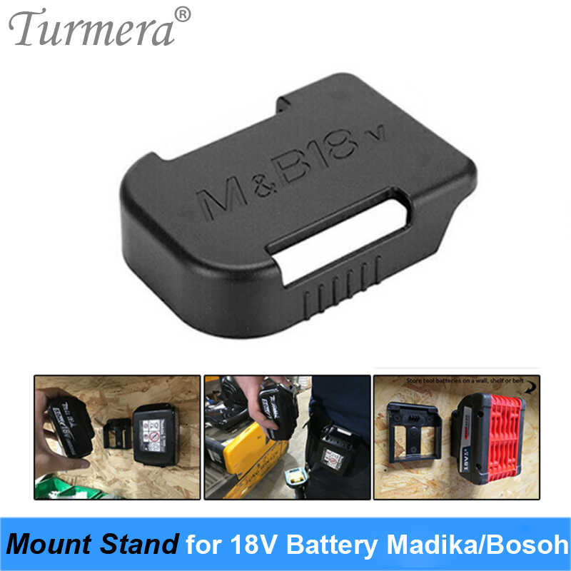 Turmera Rack Stand Para 18V 21V Screwdriver Battery Mount Holder Sa ...