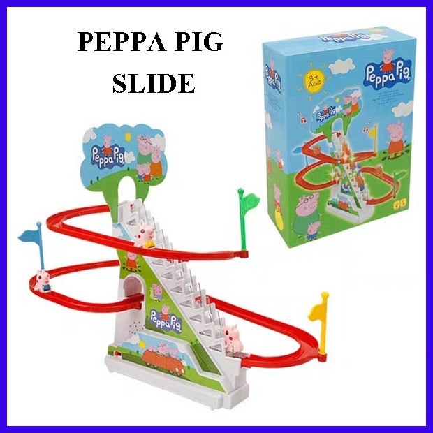 ๑ Peppa Pig Paw Patrol Thomas and Friends Electric Climb Stairs Mini ...