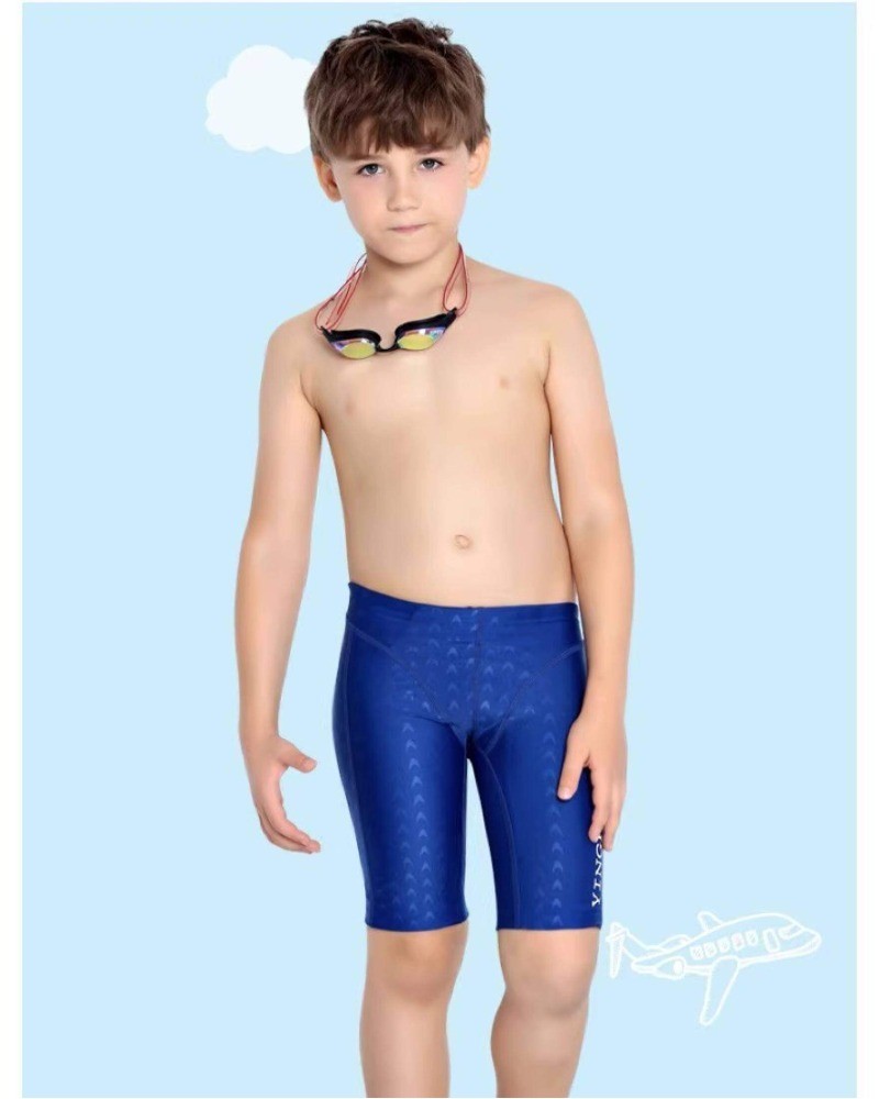 FINA Approved Jammer YINGFA Boys Sharkskin Racing Swimsuit Teen ...