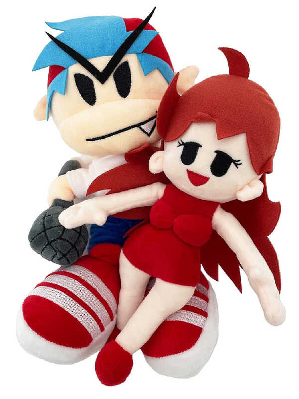 Friday 1/2Pcs Night Funkin Plush Toy Boyfriend Girlfriend Tank Man Sky ...