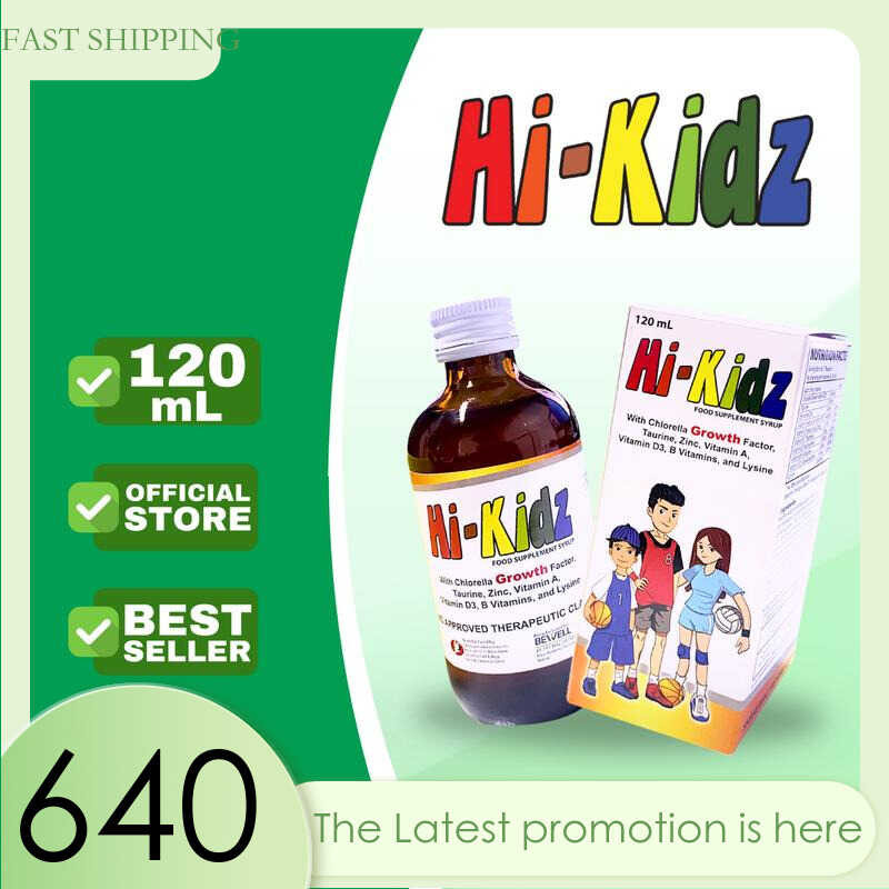 Hi-Kidz 120Ml Bottle Syrup Multivitamins For Kid's Growth And ...