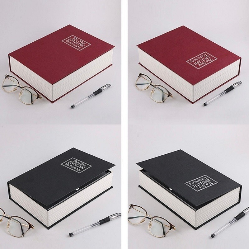 Book Safe Box Key/password Dictionary Cash Box Contains Hidden Book ...
