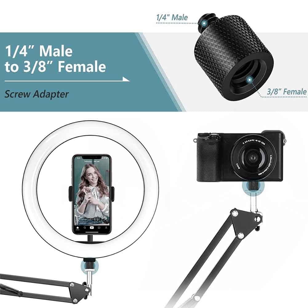 8Pcs/set Mic Stand Adapter Mic Screw Adapter Photography Accessories ...