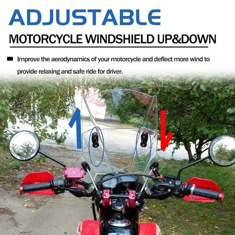 Universal 60 Motorcycle Windscreen Windshield For R Nine T R9t Urban GS ...