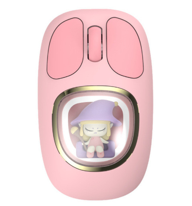 2024 Cute Wireless Charging Mouse Dual Mode Girl Silent Mouse For ...