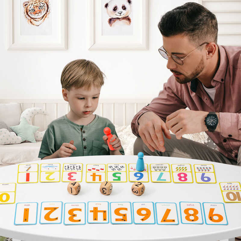 Montessori Mga Bata Dice Math Arithmetic Counting Number Learning ...