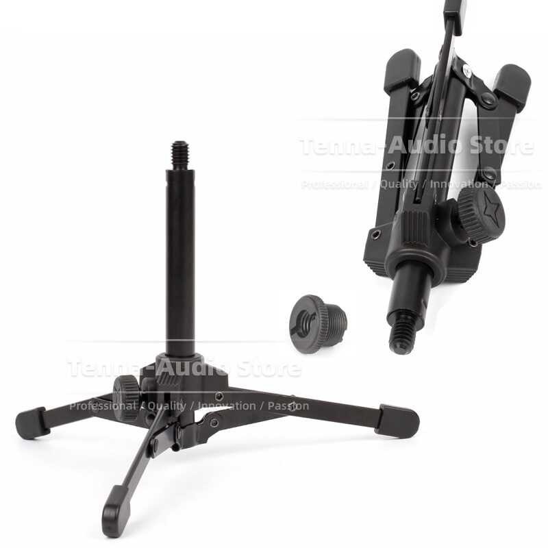 Sa SHURE Para Mv7 MV 7 Mv7x X Microphone Tripod Stand Foldable Table