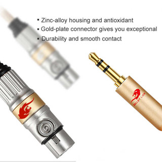 Lion Golley Mini Jack Mm Dual Xlr Pin Female Premium Audio Cable