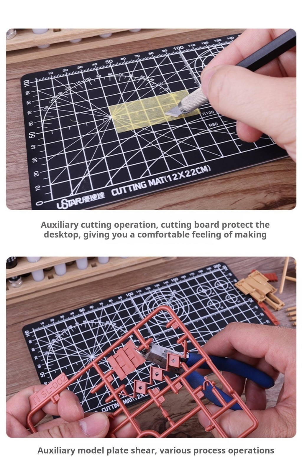 USTAR 90123 Model Cutting Mat for Gundam Gunpla GK DIY Model Making ...
