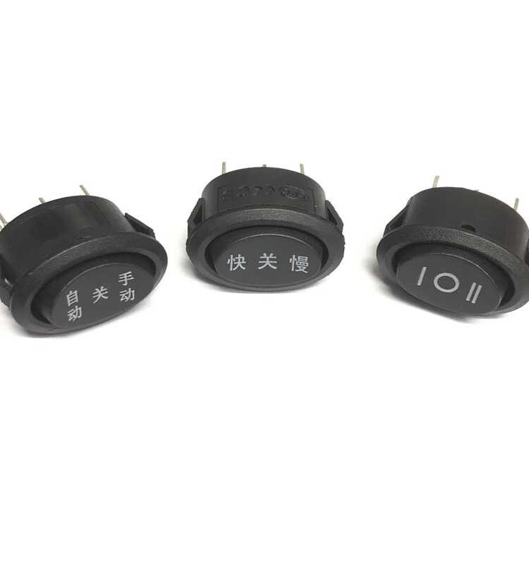 Automatic manual fast close slow three feet 3-speed oval button ...