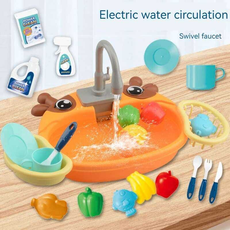 Play √Choice House Toys Pretend Play Children's Kitchen Wash Basin