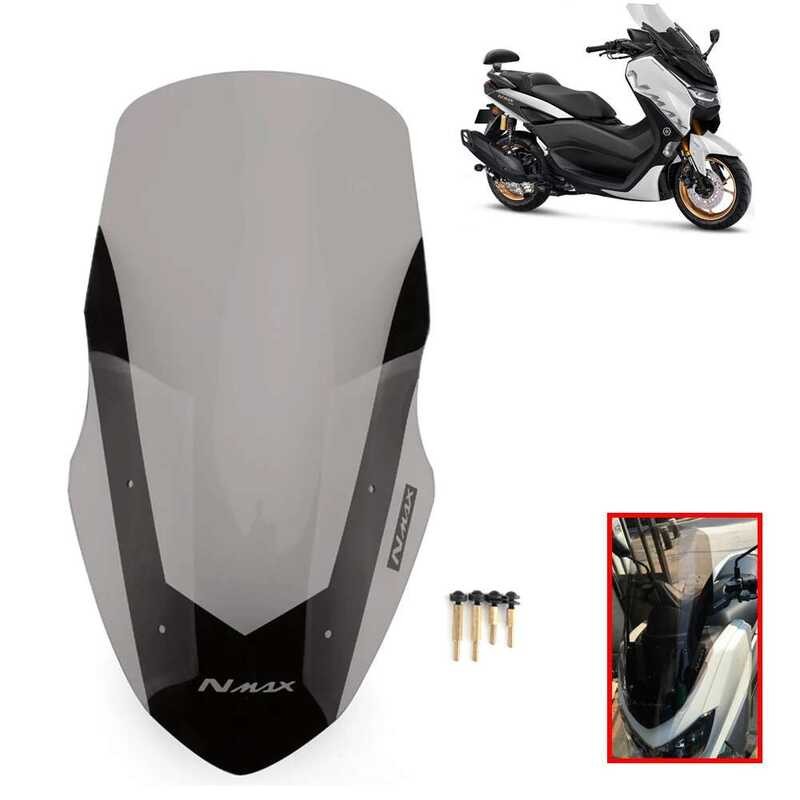 Motorcycle Windsn Windshield Deflector Transparent For Yamaha Nmax155 N ...