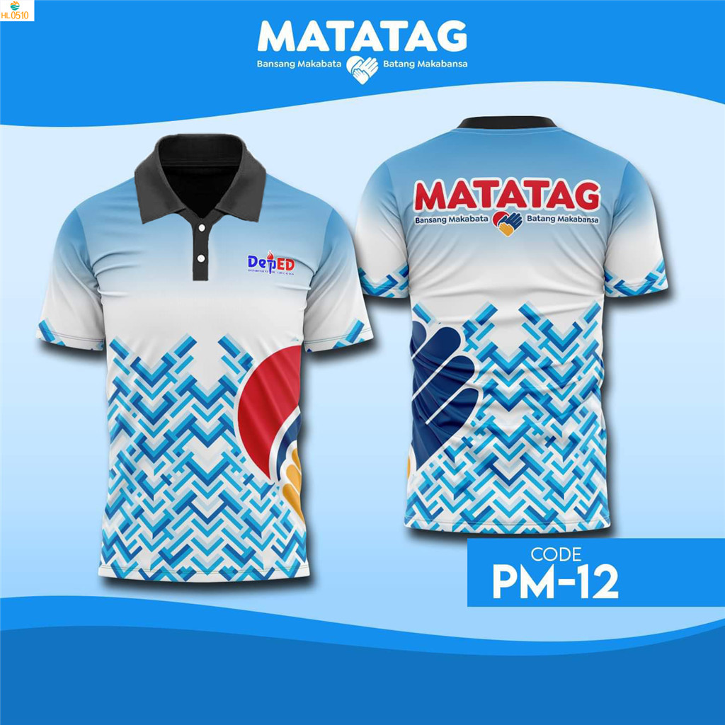 Hl0510 Matatag Uniform Sublimation Male And Female Teacher Polo Shirt Teacher Activity Code M 4179