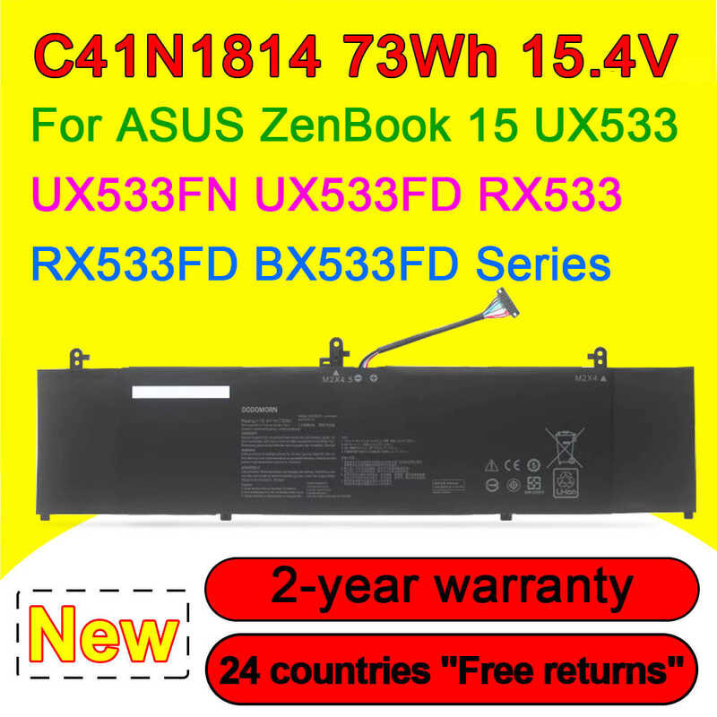 Para Sa ASUS Zenbook 15 Ux533 Ux533fd Ux533fn Rx533 Rx533fd Bx533fd ...