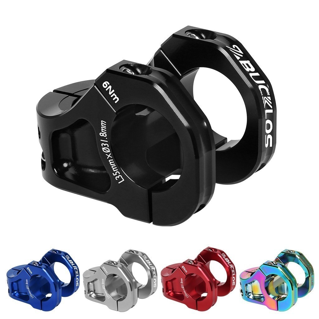 BUCKLOS 35mm Bike Stem CNC Aluminium Alloy Short Handle Stem Light ...