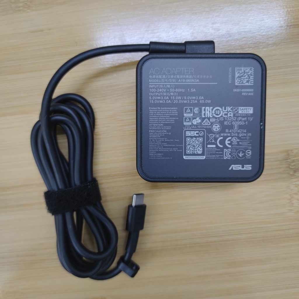 Original ASUS computer 20V 3.25A 65W Type-C power adapter A19-065N3A ...