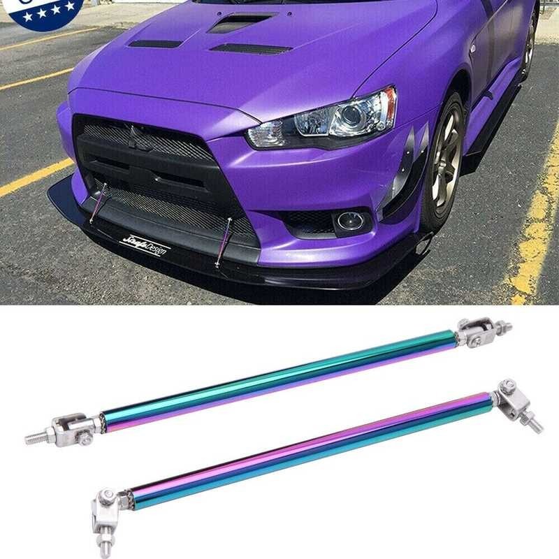 Splitter Rod,MASO 3 75MM Adjustable Front Rear Bumper Lip Strut Rods