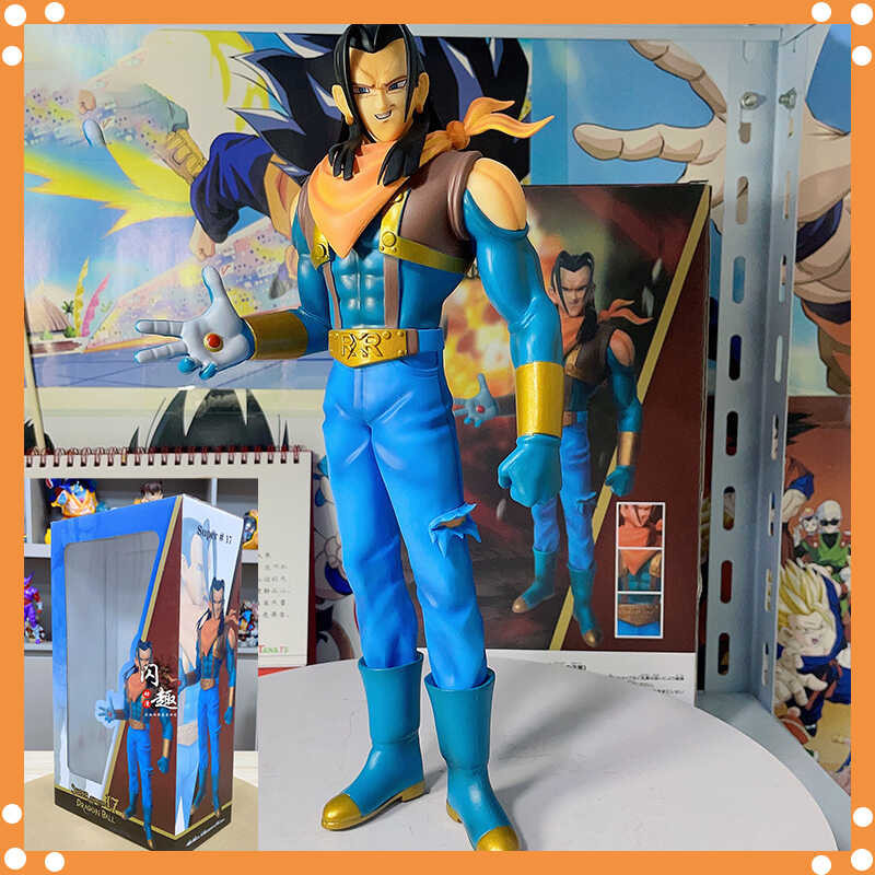 28 Cm Dragon Ball Android Super 17 Anime Figure PVC Action Figures ...