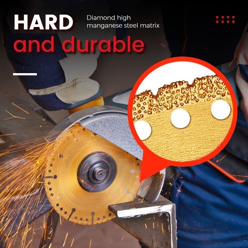 Diamond Saw Blade Brazing Iron Cutting Disc Metal Cut Off Wheel Angle ...