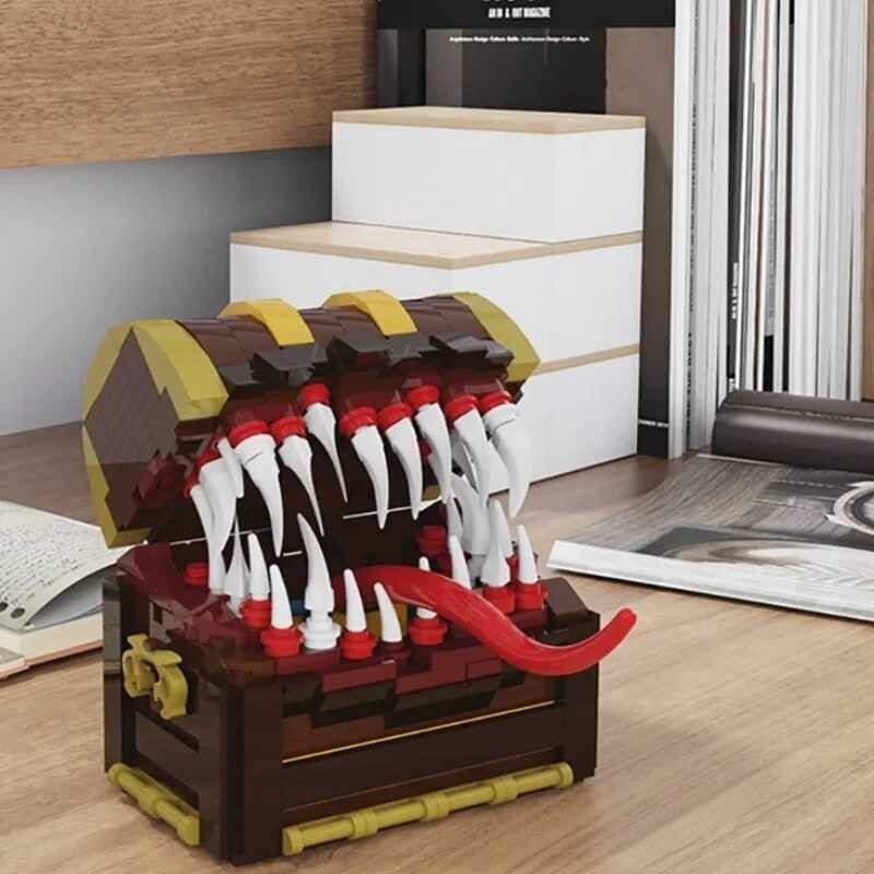MOC Treasure Chest Monster Multi-Toothed Cannibal Box Building Blocks ...