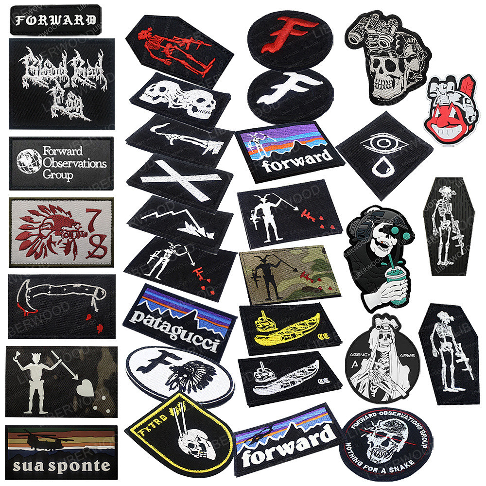 Global Forward Canoe Blackbeard Blackheart Corporate Patch Badge Group