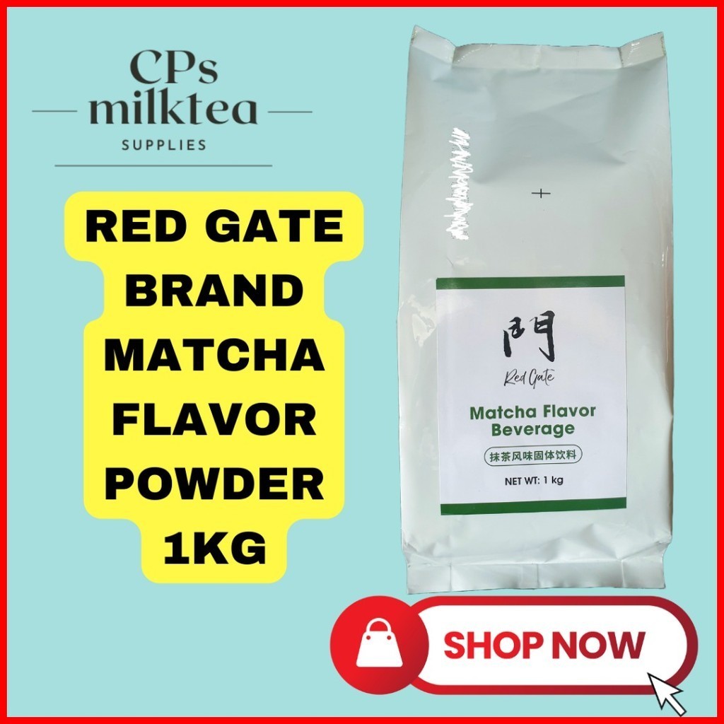 Matcha Flavor Powder Red Gate Brand 1kg - CPS MILKTEA SUPPLIES | Shopee ...