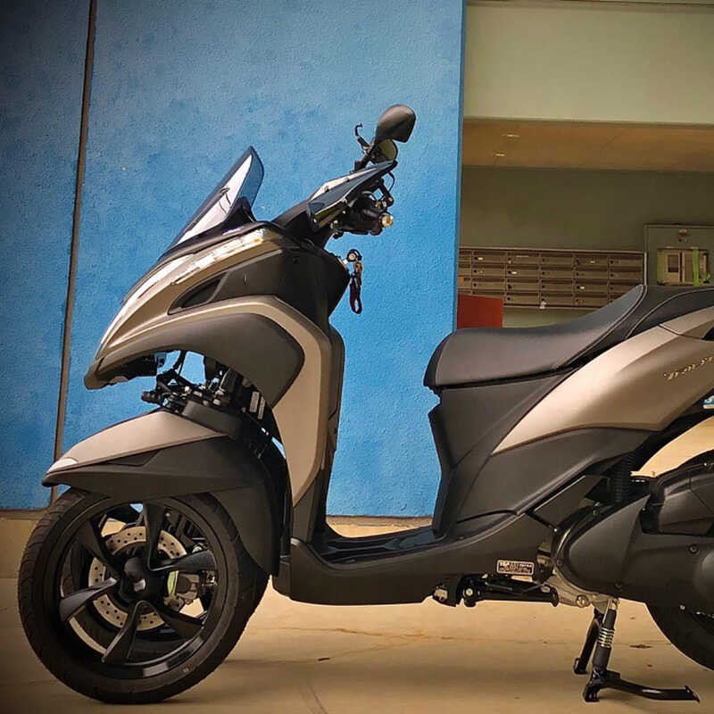 Housse Moto Interieur Housse De Protection Imperméable Pour Yamaha Tricity 125/155/300 - Anti-UV Et Anti-Poussière Accessoire Scooter Tricity