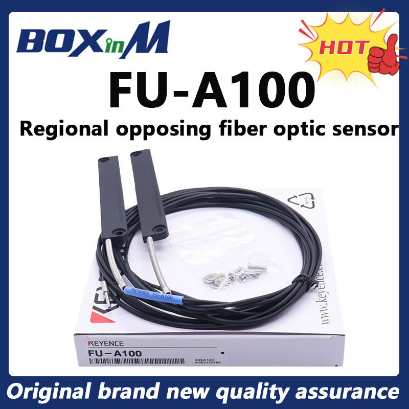 KEYENCE FU-A100 Fiber Optic Sensor Unit, Brand New