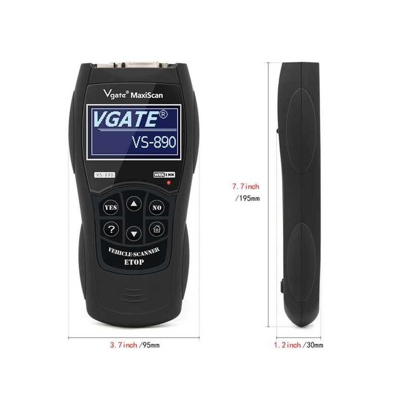 Scanner Vgate Maxiscan Vs890 Obd2, Outil De Diagnostic Automobile, Lecteur De Code, Nouveauté